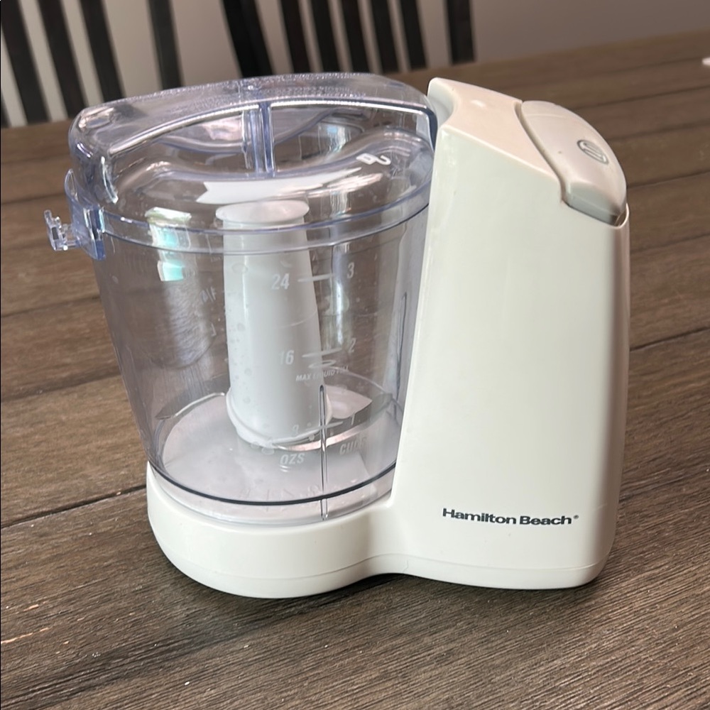 Hamilton Beach 3 Cup 2 Speed White Food Processor